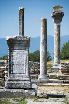 The ruins of philippi Stock-Fotos