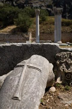 The ruins of philippi Stock Photos