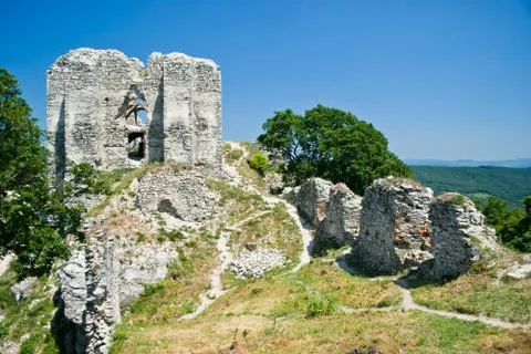 In the ruins Stock Photos