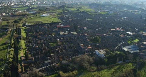 Ruins of Pompeii Stock Footage 86261667