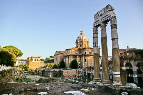 Ruins in rome Foto stock