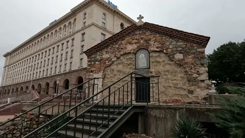 The ruins of Serdica ancient Sofia Video stock 167991299