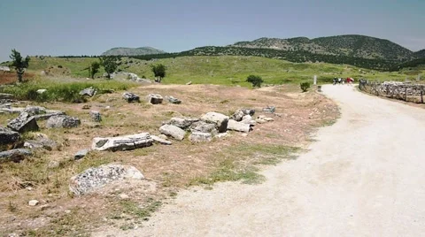 The Ruins Of Side Stock Footage 45017856