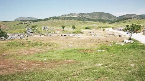 The Ruins Of Side Stock Footage 55028146