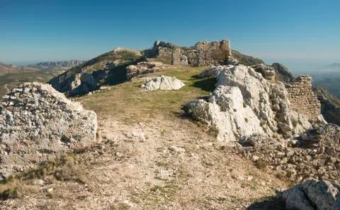 Ruins of small castle Stock Photos