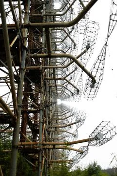 Ruins of the soviet union Stock Photos