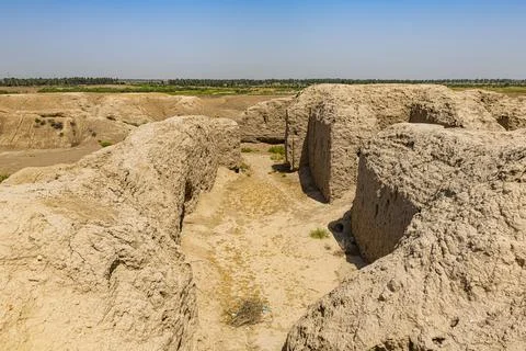 The ruins of the Sumerian town of Kish, Iraq, Middle East Stock Photos
