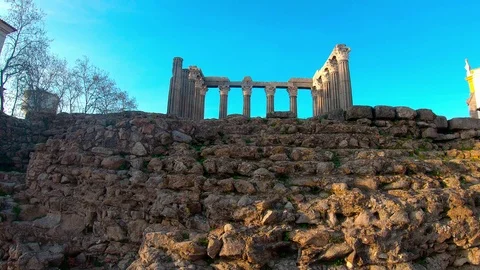 Ruins of the temple of Diana Vidéo 123474737