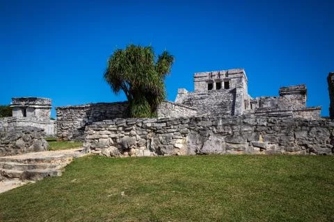 Ruins of Tulum Stock Photos