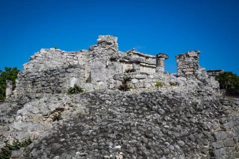 Ruins of Tulum Foto stock