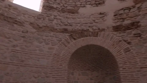 Ruins of the Vestibule, Split, Croatia Stock Footage 83671035