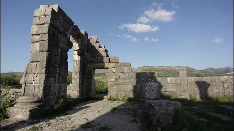 The Ruins of Volubilis Stock Footage 91880461