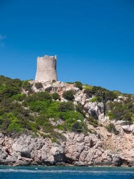 Ruins of the watchtower Stock-Fotos
