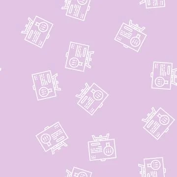Rule company line seamless pattern Stock Illustration