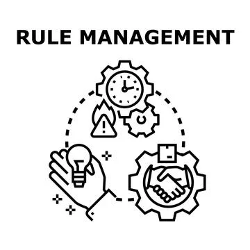 Rule management process optimization and innovative problem solving Illustration