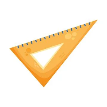 Rule school supply Illustrazione stock