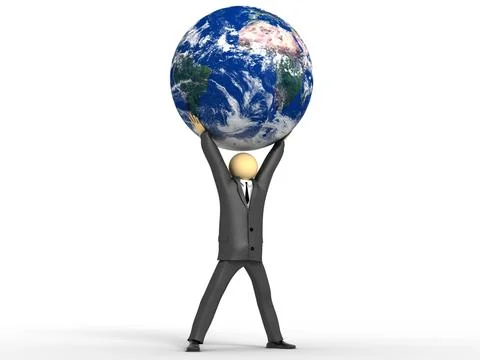 Rule the world Stock Illustration