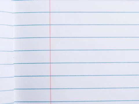 Ruled notepaper Stock Photos