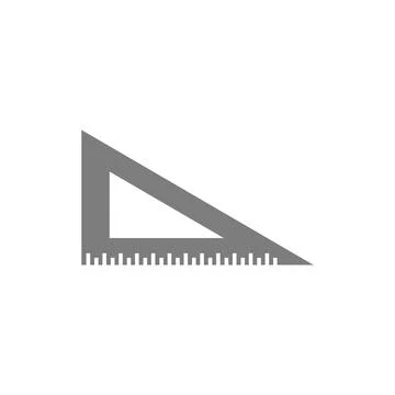 Ruler angle icon Stock Illustration