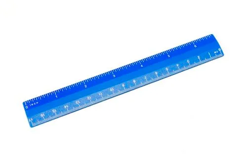 Ruler blue Stock Photos