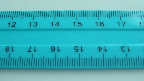 Ruler blue.Move slider Stock Footage 165691164