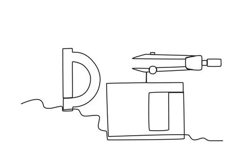 A ruler, bow, and book Stock Illustration