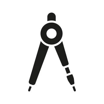 Ruler compass icon vector design templates simple and modern Stock Illustration