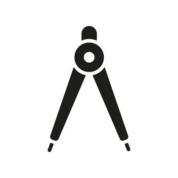 Ruler compass icon vector design templates simple and modern Stock Illustration