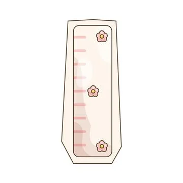 Ruler cutout Stock Illustration