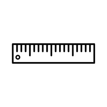 Ruler flat vector icon Stock Illustration