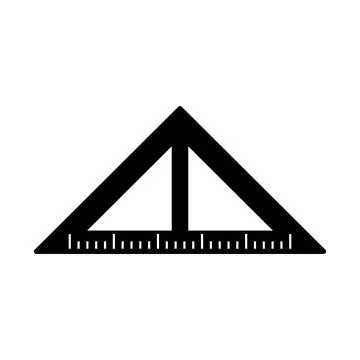 Ruler icon design Stock Illustration