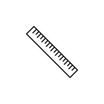 Ruler icon. Element of scientifics study icon for mobile concept and web apps Stock Illustration