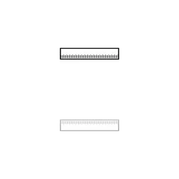 Ruler icon flat Stock Illustration