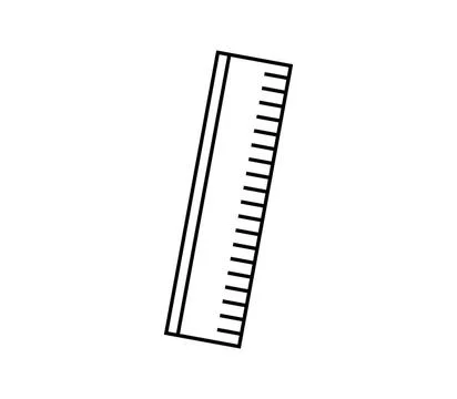 Ruler icon illustrated in vector on white background ruler icon illustrate... Stock Photos