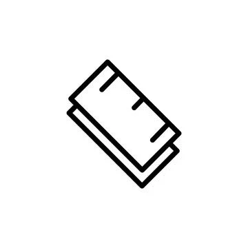 Ruler icon template Stock Illustration