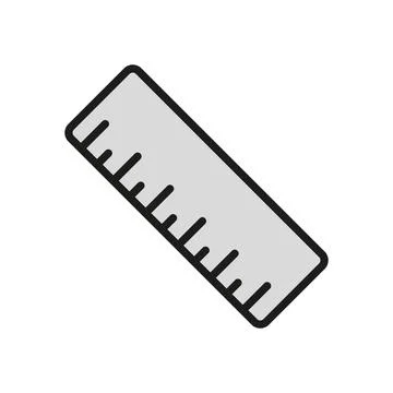 Ruler icon vector design templates simple and modern Stock Illustration
