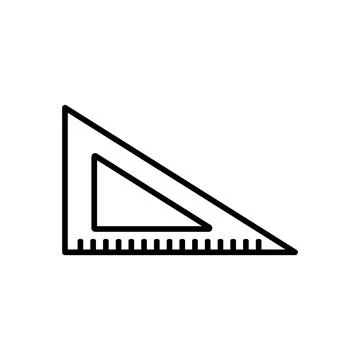 Ruler icon vector Stock Illustration