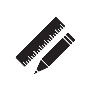 Ruler icon vector Stock Illustration