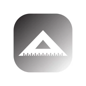 Ruler icon vector Stock Illustration