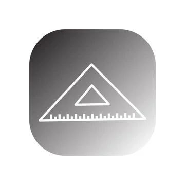 Ruler icon vector Stock Illustration