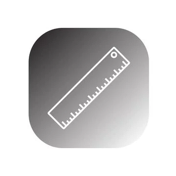 Ruler icon vector Stock Illustration