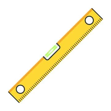 Ruler level icon Stock Illustration