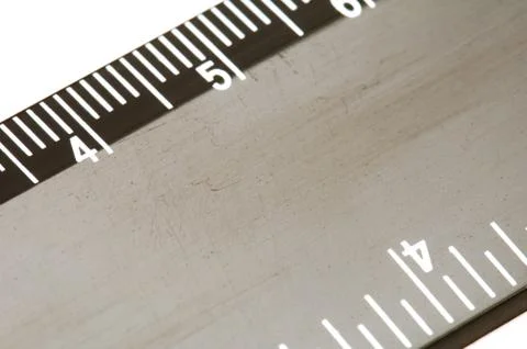 Ruler macro Stock Photos
