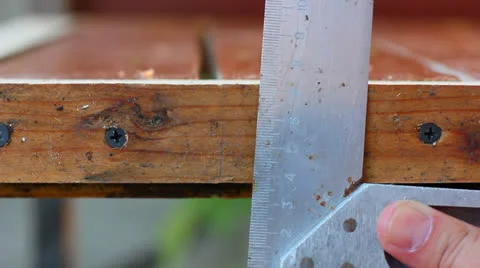 Ruler measuring board Video stock 24790321