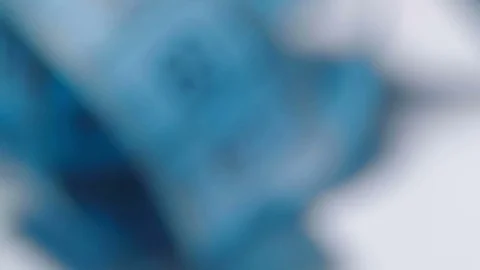 A ruler for measuring hips, chest and waist. standards of beauty Stock Footage