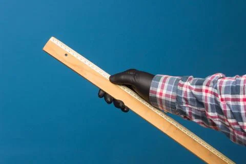 Ruler for measuring things in centimeters Stock Photos