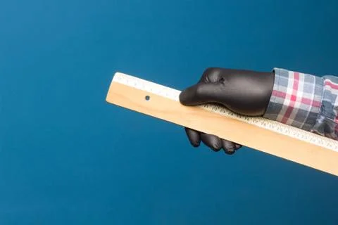 Ruler for measuring things in centimeters Stock Photos