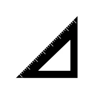 Ruler object and school tool design 스톡 일러스트