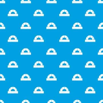 Ruler pattern seamless blue Illustrazione stock