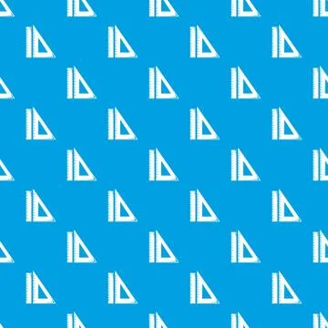 Ruler pattern seamless blue Illustrazione stock